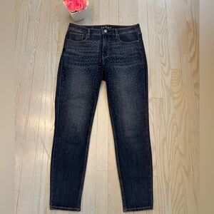 💖WHITE HOUSE BLACK MARKET BLING JEANS💖